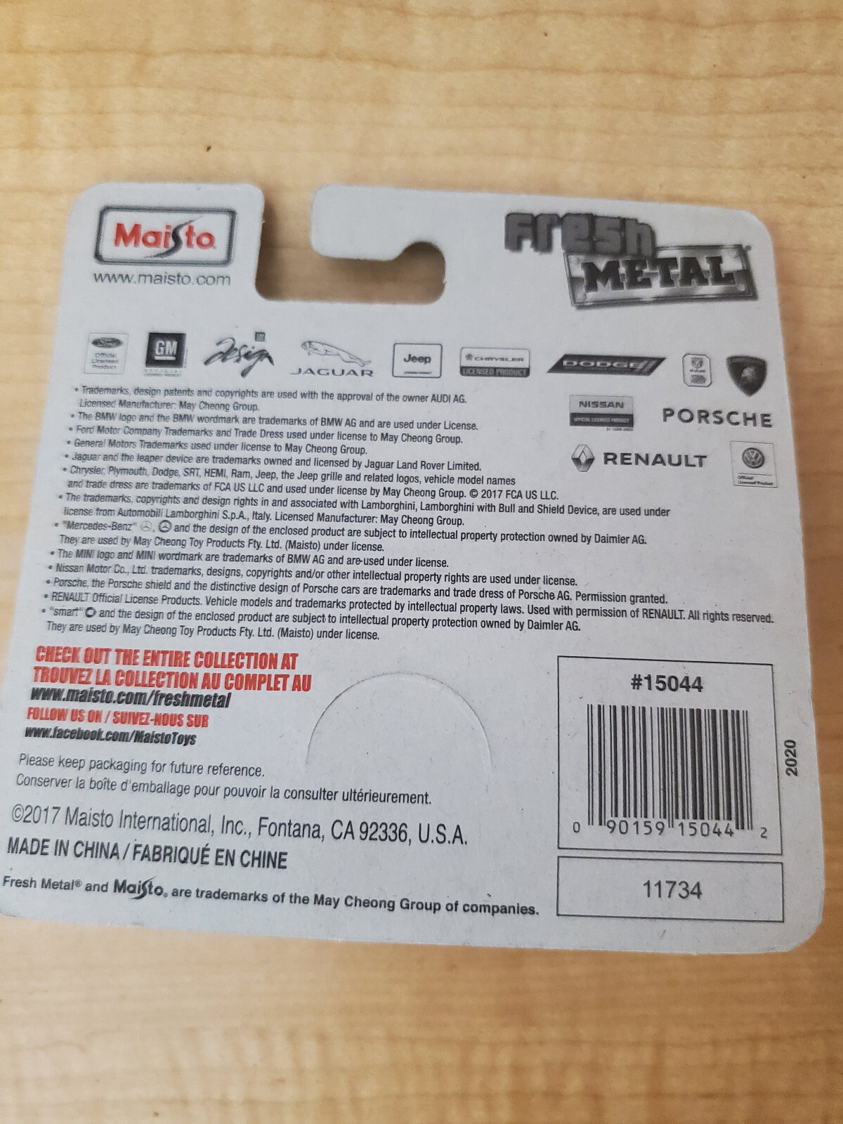 Maisto Fresh Metal Collection of Cars new in package (7 cars total)