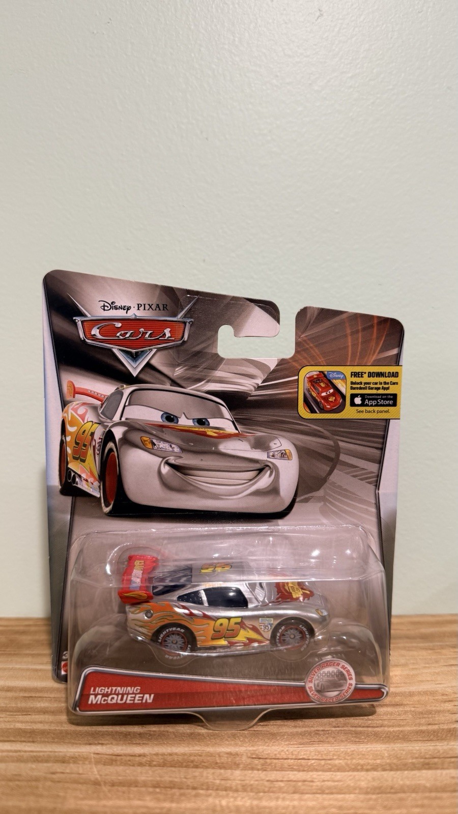 Disney Pixar Cars Silver Racers Series Lightning McQueen