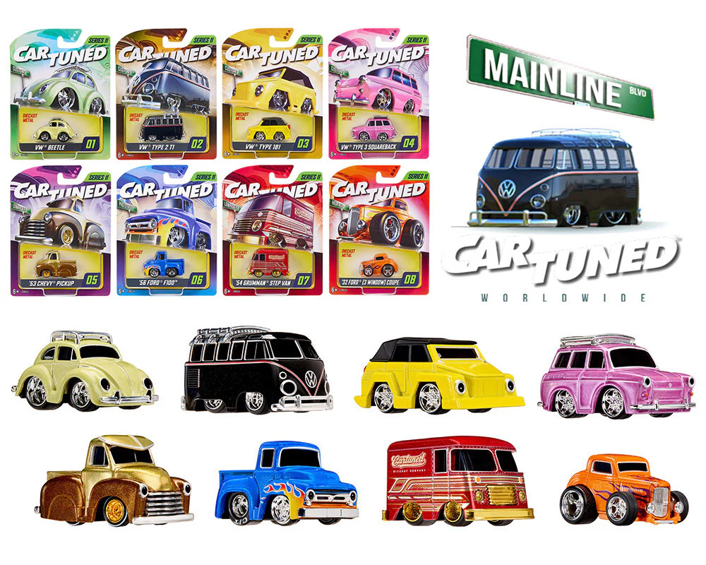CarTuned 1:64 2026 Series 11 Mainline Assortment – Set Of 8
