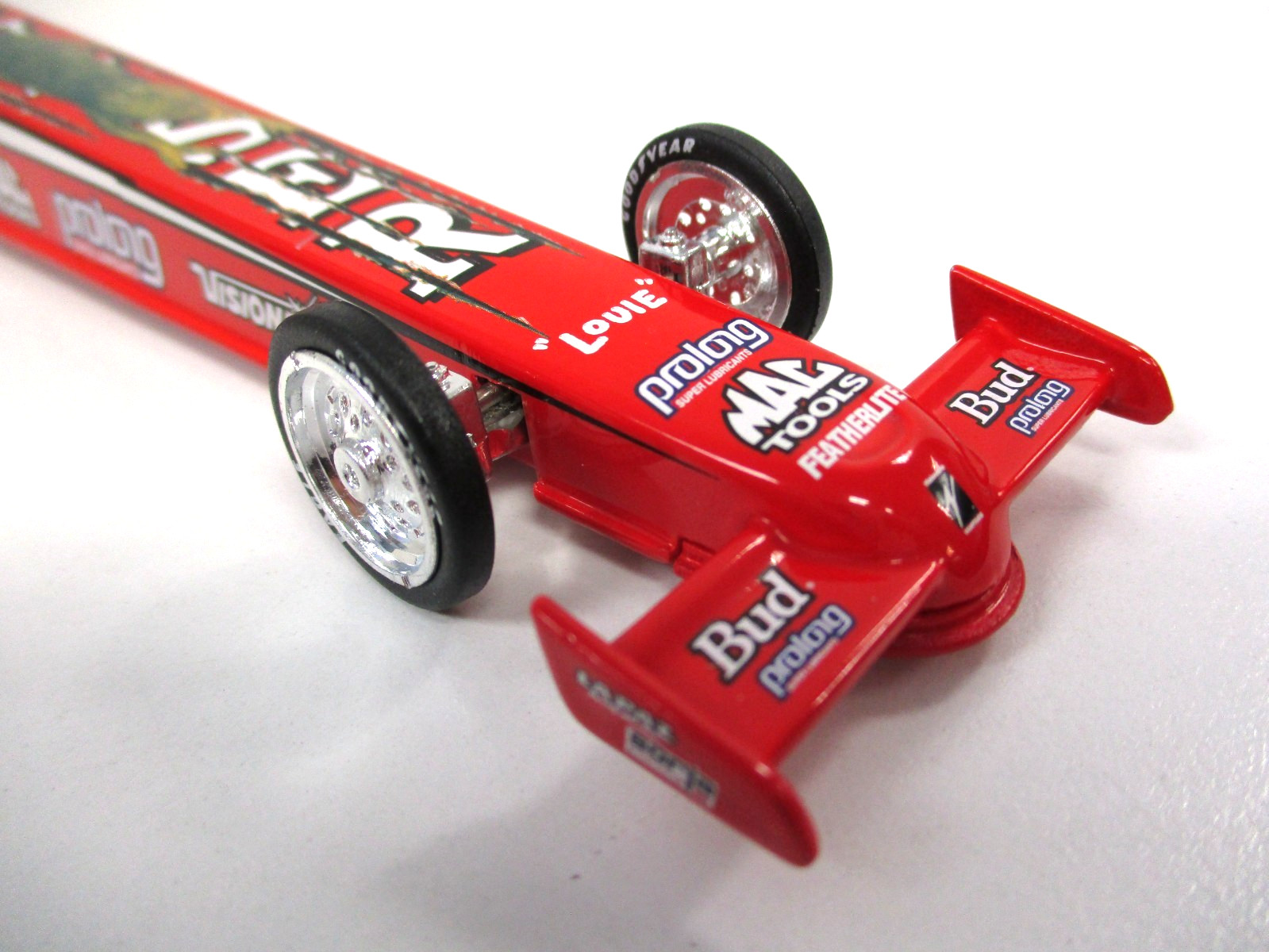 ACTION KENNY BERNSTEIN BUDWEISER LOUIE THE LIZARD 1998 TOP FUEL DRAGSTER 1/24