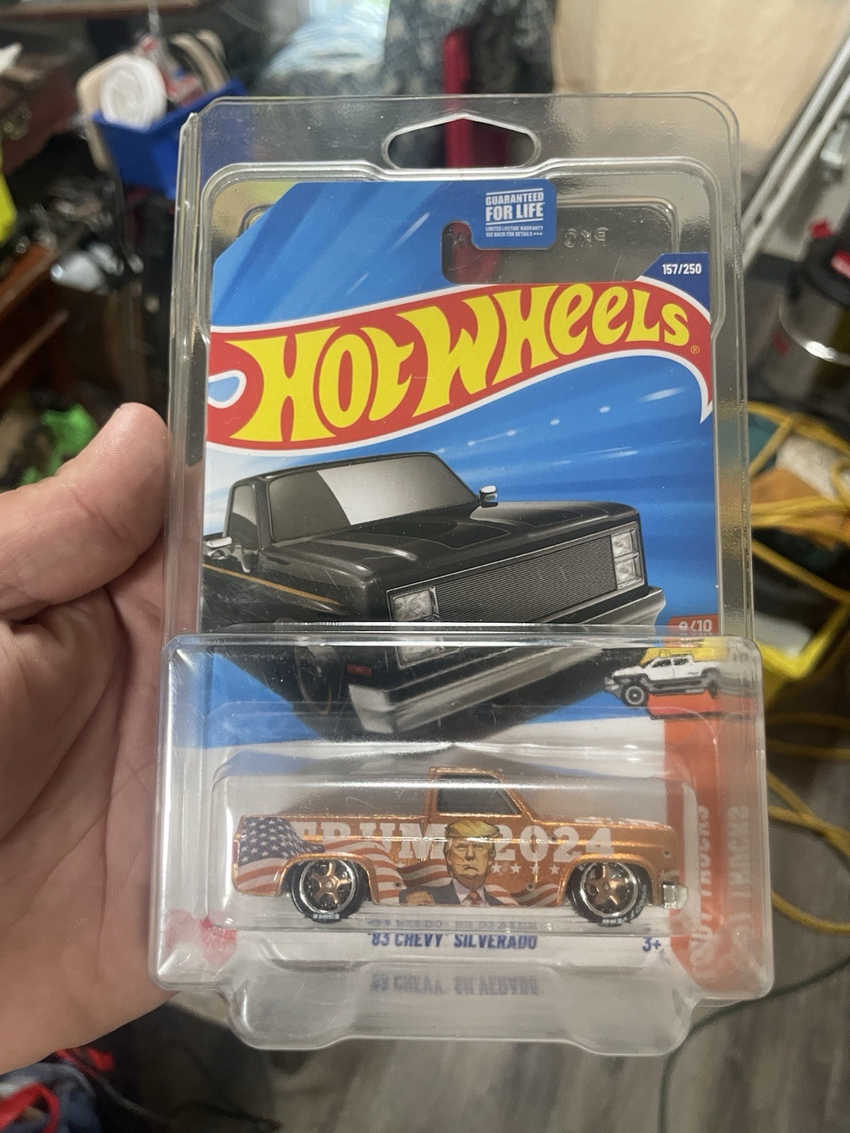 Hot Wheels Hot Trucks 1983 Chevy Silverado Trump 2024 1:64 Diecast Unopened