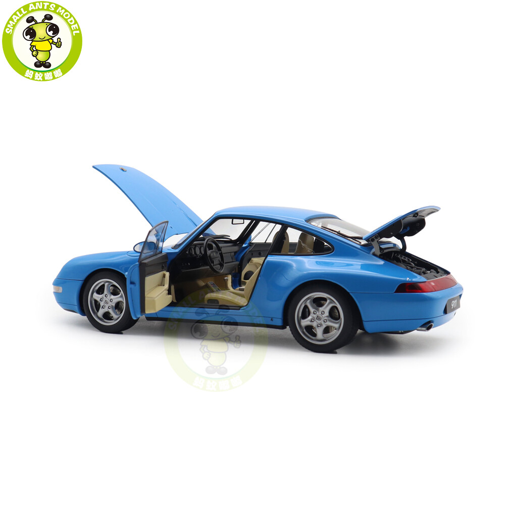 1/18 AUTOart 78133 Porsche 911 993 Carrera Blue Metallic Diecast Model Car