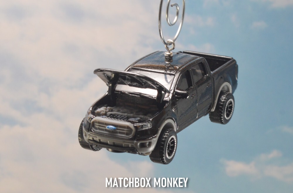 2019 Ford Ranger Pickup Truck Custom Christmas Tree Ornament 4X4 Adorno Black