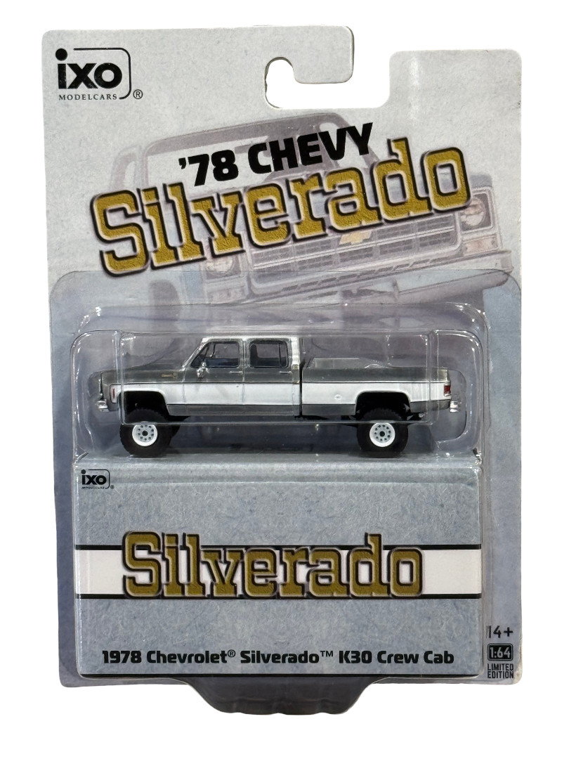 IXO **RAW CHASE** 1978 Chevy Silverado K30 Crew Cab Lifted 1/64 IA64007
