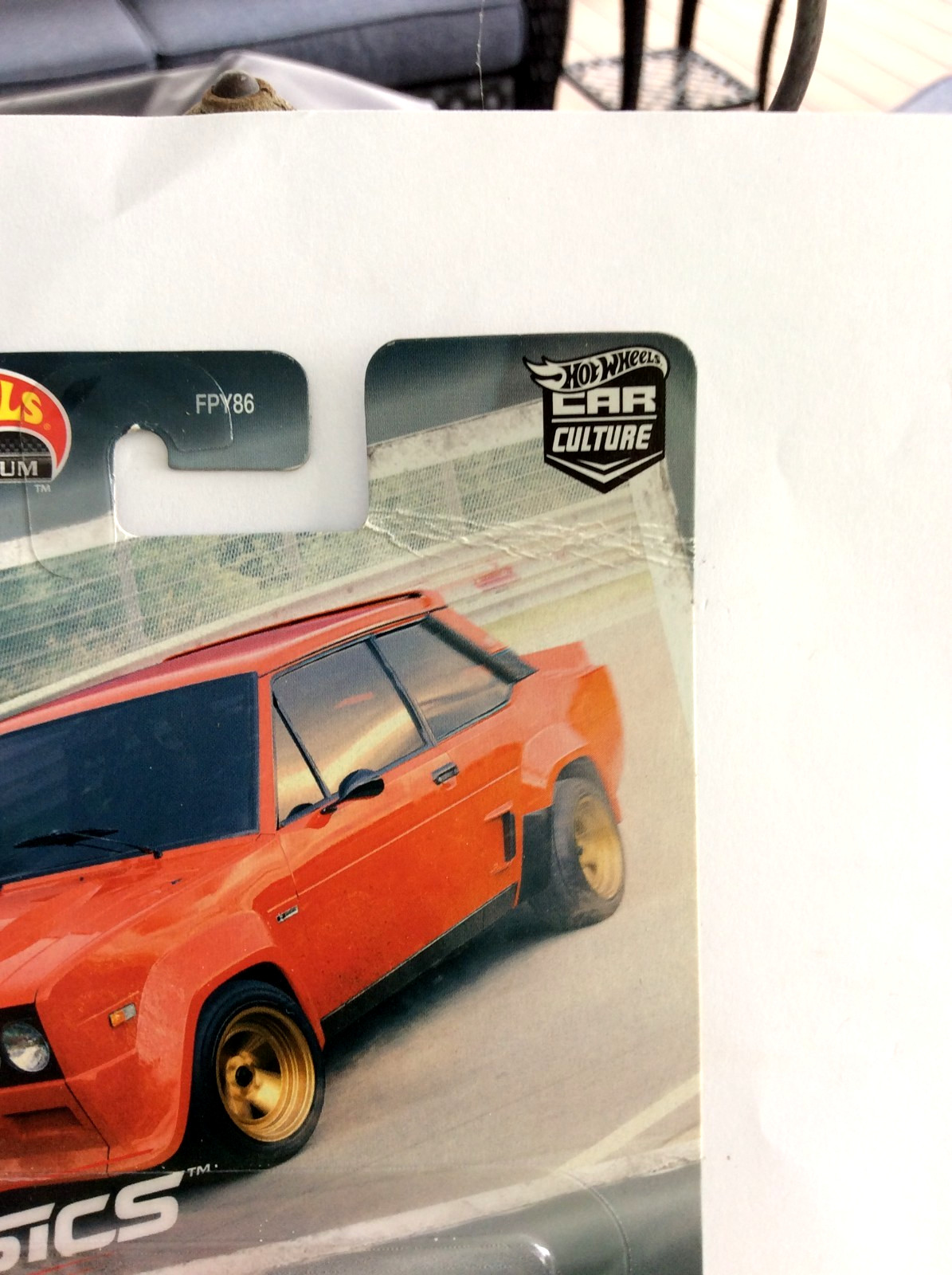 Hot Wheels Premium Modern Classics Fiat 131 Abarth 1:64 Diecast Rubber Tires –