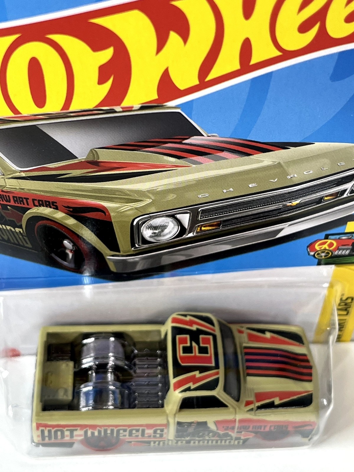 Hot Wheels 1967 Chevy C10 Art Cars Keep Driving 83/250