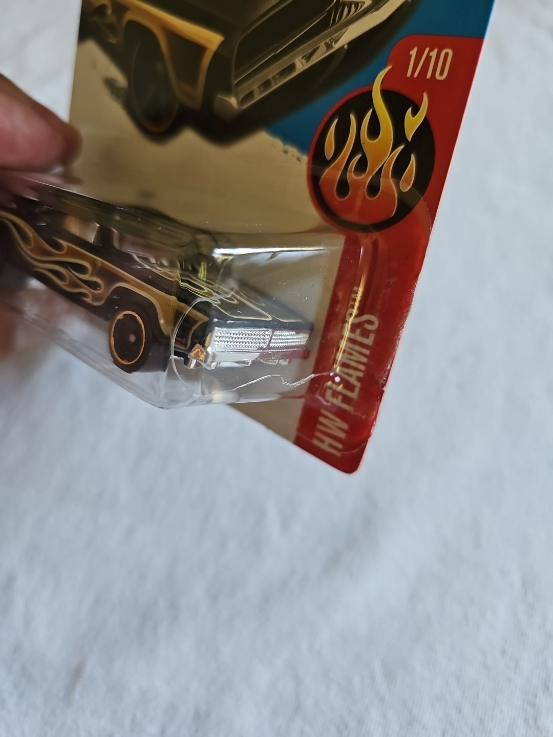 2016 Hot Wheels ’69 DODGE CHARGER Black ?/250 LITTLE BEND Flames KMART COLOR