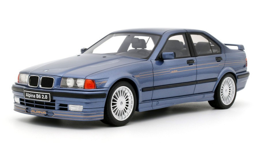 1/18 BMW E36 B6 2.8 ALPINA Resin Model Car -BLUE-