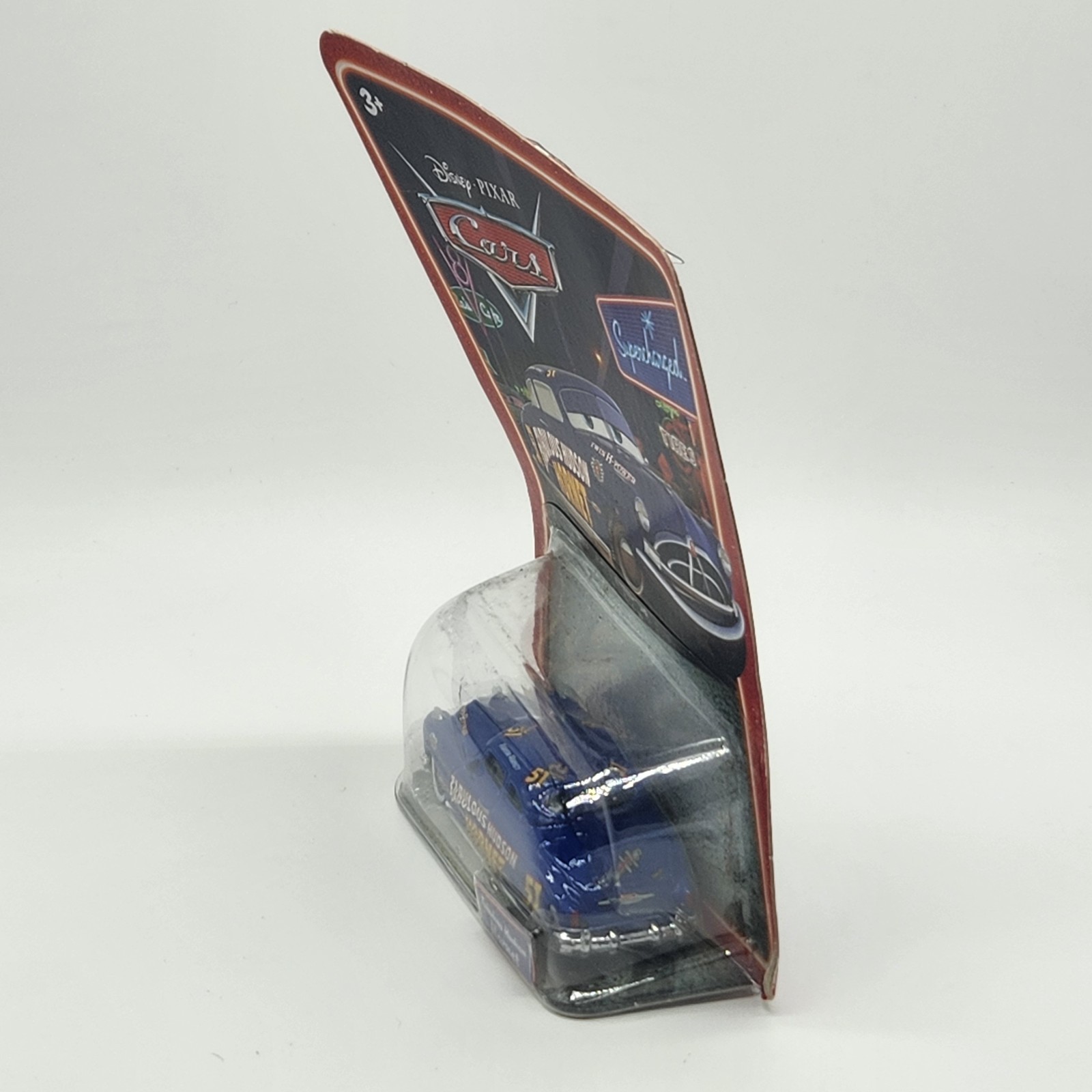 Fabulous Hudson Hornet Supercharged 2008 Disney Pixar Cars Diecast 1:55 Mattel