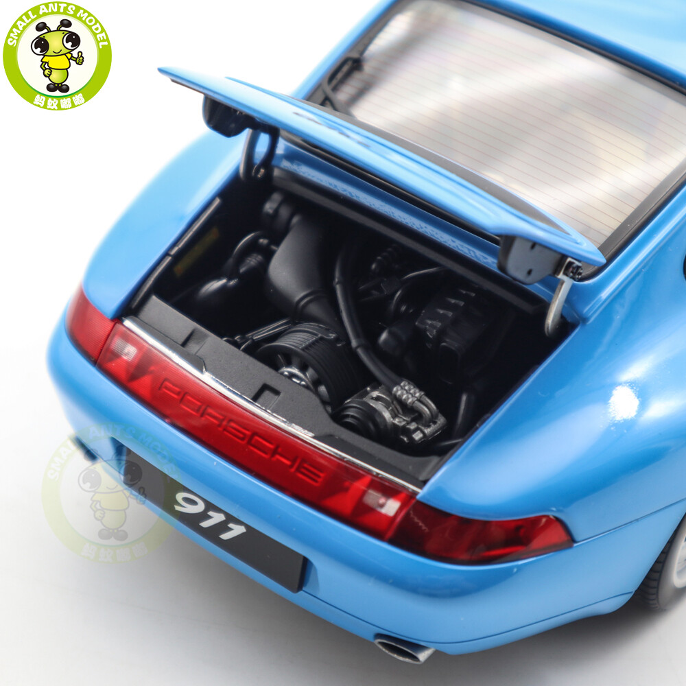 1/18 AUTOart 78133 Porsche 911 993 Carrera Blue Metallic Diecast Model Car