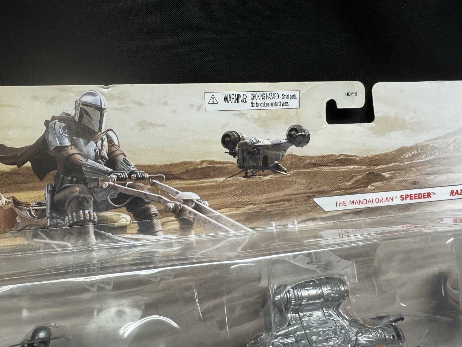Hot Wheels Star Wars The Mandalorian Speeder/Razor Crest/The Child w/Hover Pram