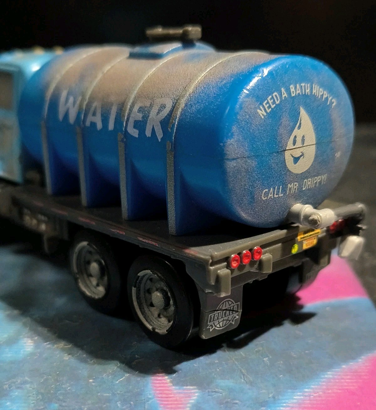 Rare Disney Pixar Cars Deluxe Mr Drippy Water Tanker Truck Diecast DVB23