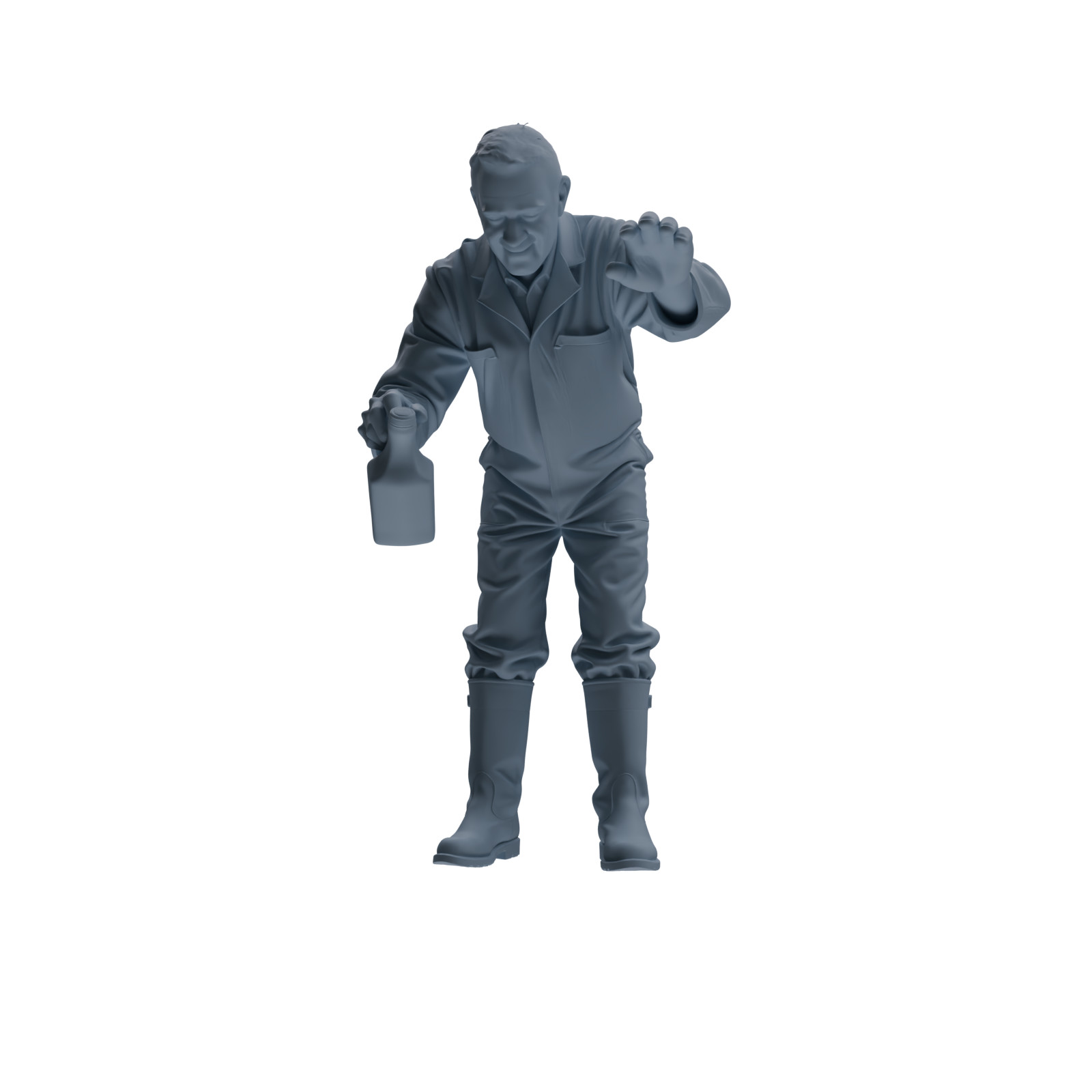 MRY-SFW 1/64/87 Farm Worker Man Multi-pose Modern HO N Scale Miniatures Diorama