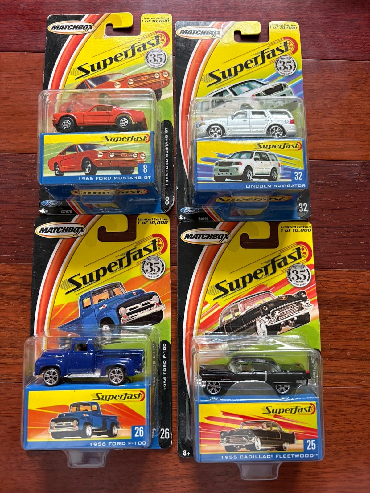 Lot of 32 Superfast 35th Anniversary Matchbox Cars New in Box