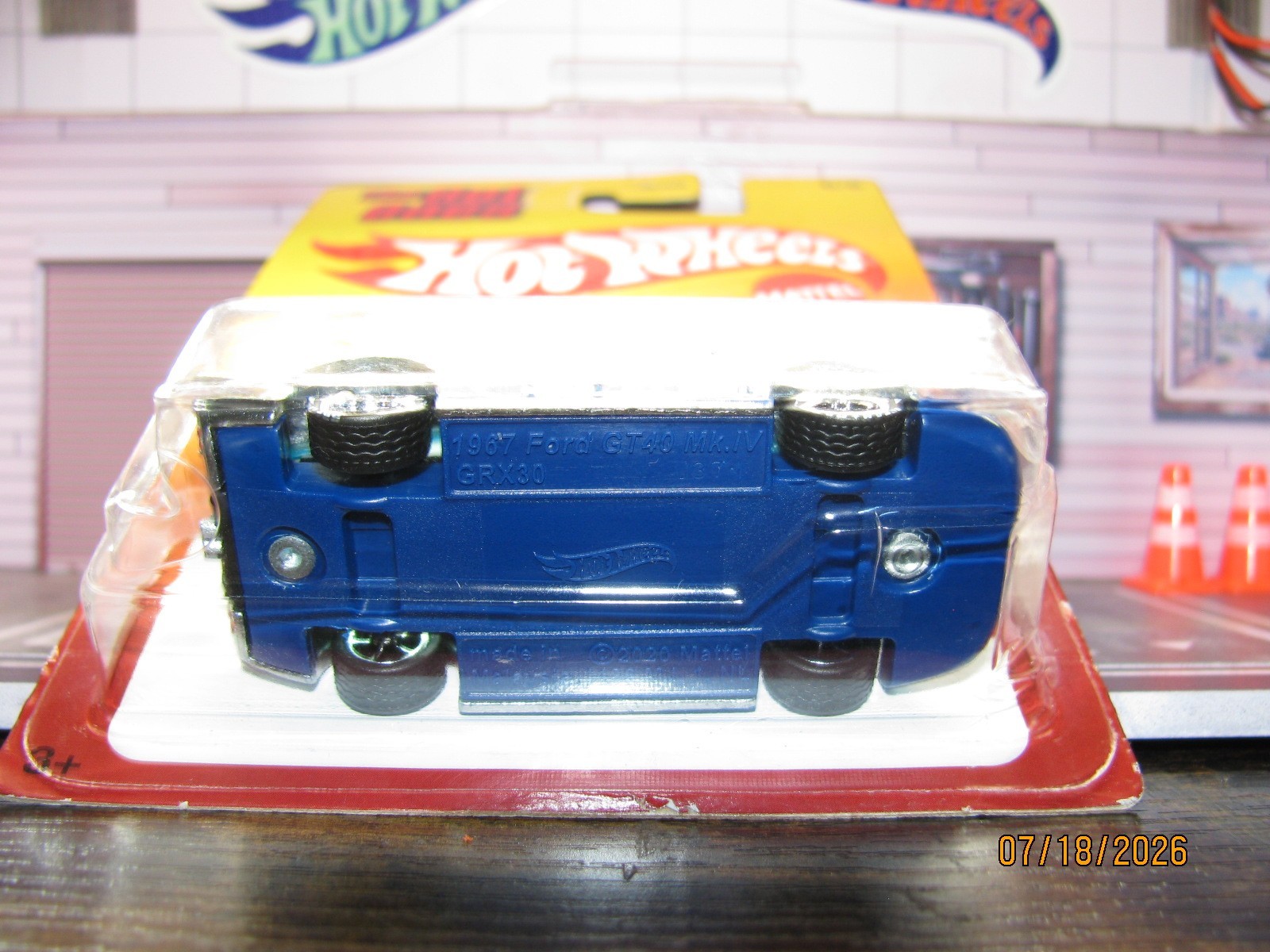 2026 Hot Wheels The Hot Ones ’67 Ford GT40 Mk.IV Silver w/Real Riders Wheel Swap