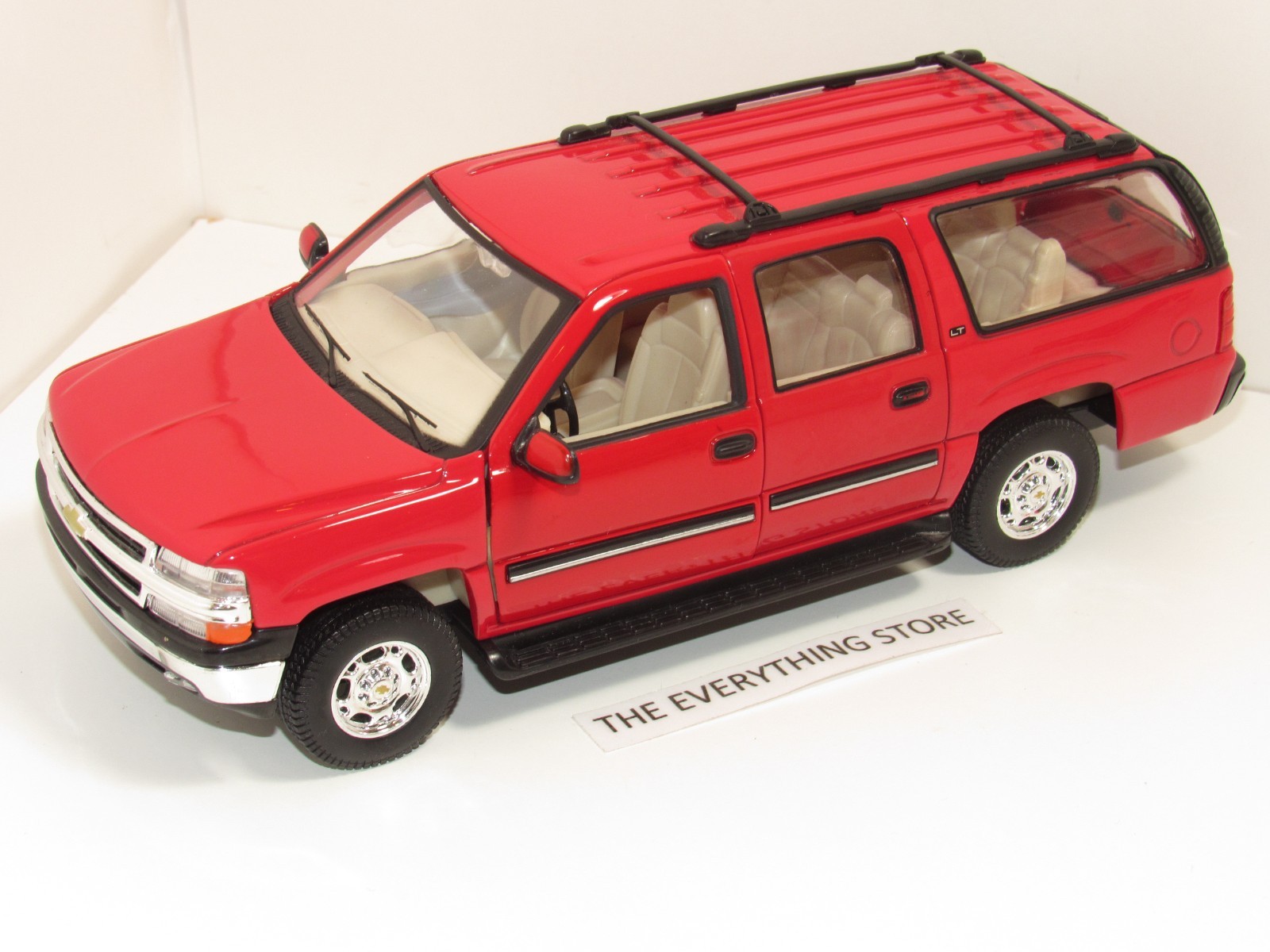 WELLY CHEVY SUBURBAN LT 2500 8 INCHES LONG BRIGHT RED NEW NO BOX FREE SHIP