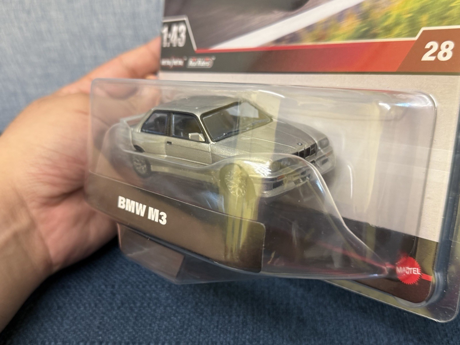 Hot Wheels Premium BMW M3 1:43 Diecast Car Silver Unopened Box