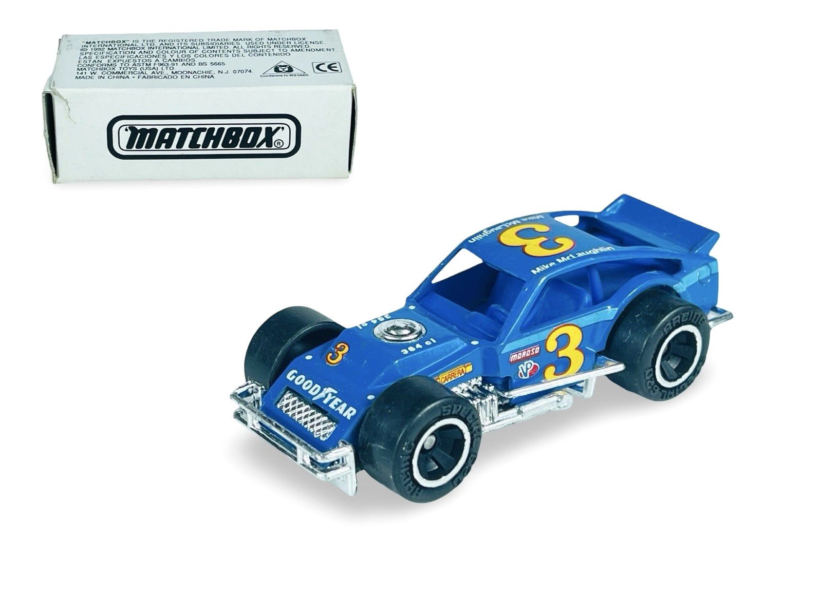Matchbox Superfast Limited Ed. #3 Mike McLaughlin Modifed Racer w/Original Box