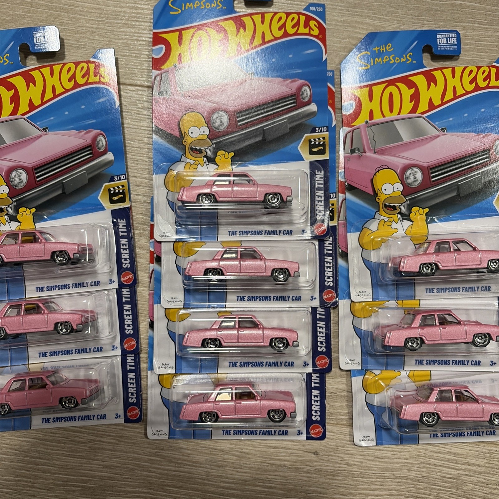 Hot Wheels The Simpsons Family Car 2026 Case E -F Lot Of 10