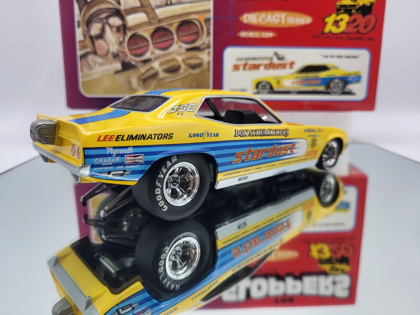 1320 THE FLOPPERS 1971 PLYMOUTH CUDA DON SCHUMACHERS “STARDUST” 1:24 SCALE **MIB