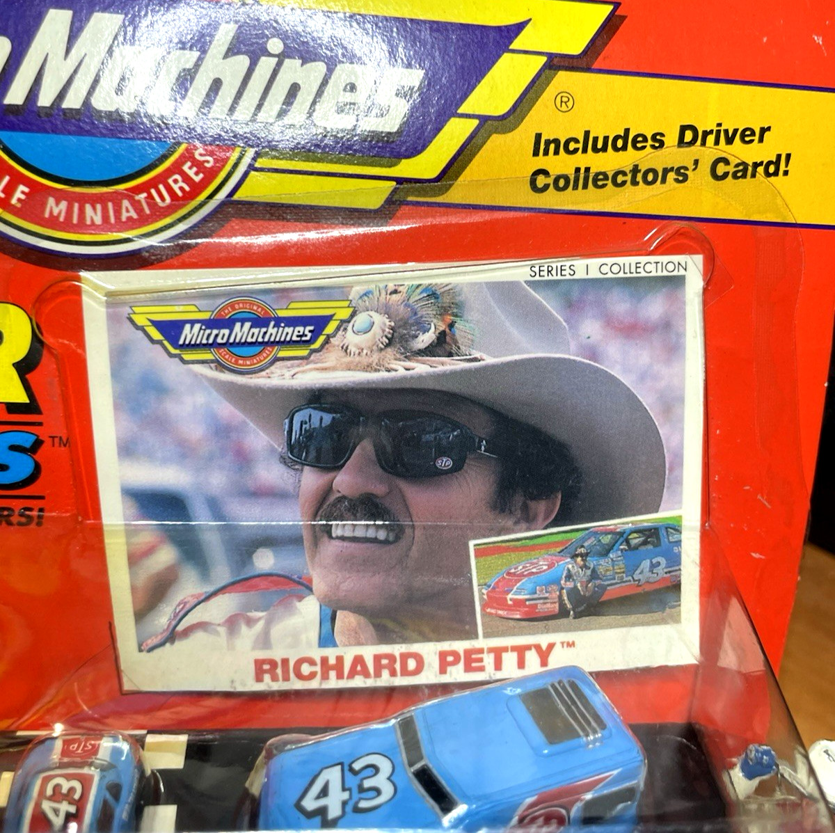 Micro Machines Stock Car Superstars~ Richard Petty Race Team STP Set New Sealed