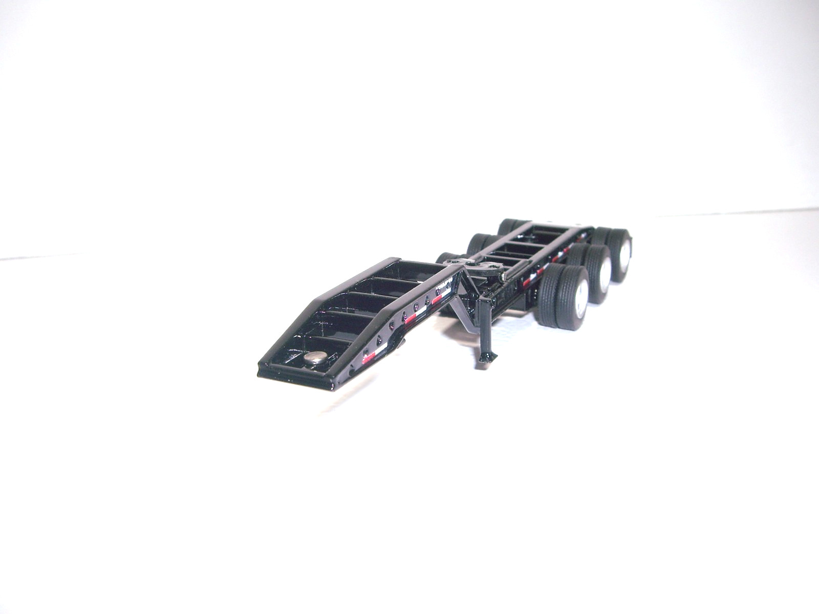 DIECAST MASTERS 1/64 BLACK TRAILKING TK170 LOWBOY JEEP BOOSTER SAME SCALE AS DCP