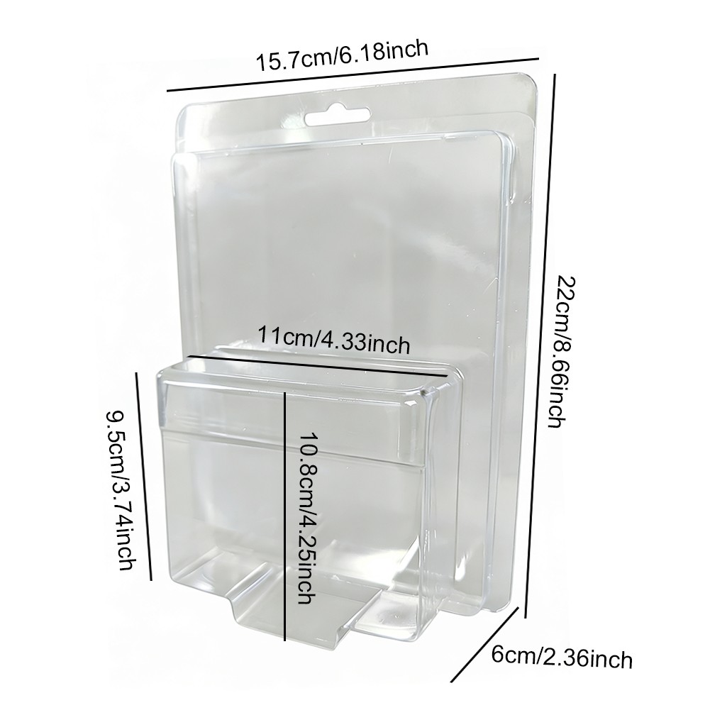5-50x Clear Protector Display Case Clamshell For MINI GT Mijo Diecast Model Cars