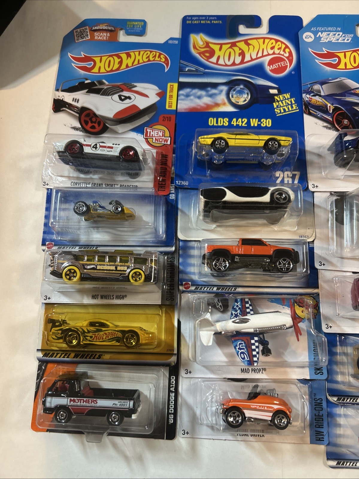 Hot Wheels Lot Of 20 Cars- Various Years, Sets, Series And Models – Unopened