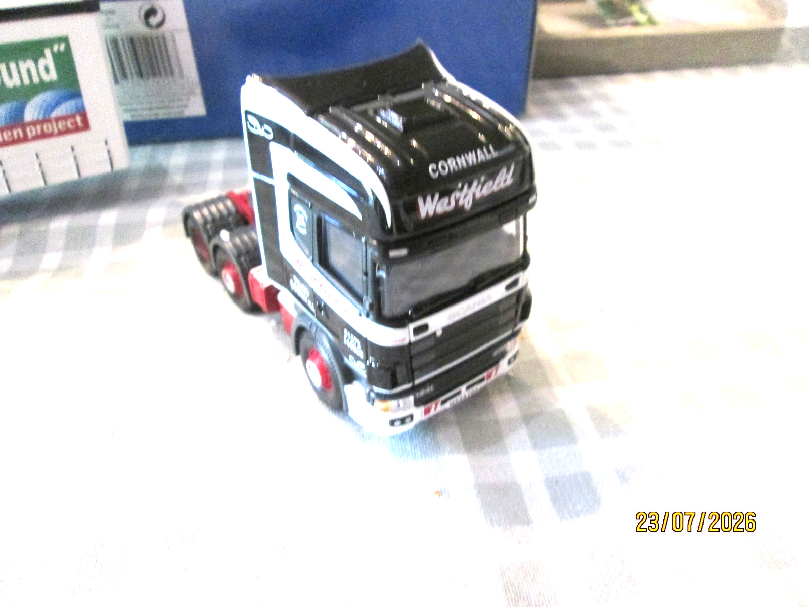 Corgi CC12924- Scania Topline Curtainside – Westfield Transport -Boxed