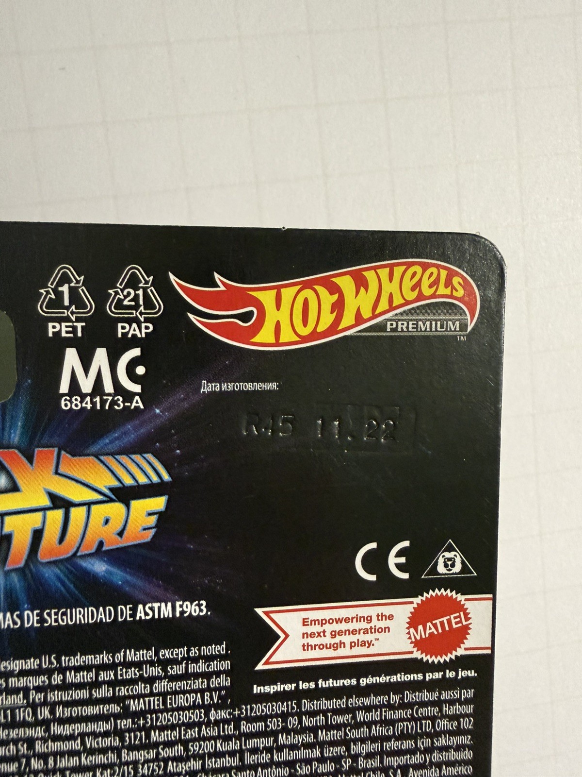 2023 Hot Wheels Premium BACK TO THE FUTURE 1987 Toyota Pickup Truck