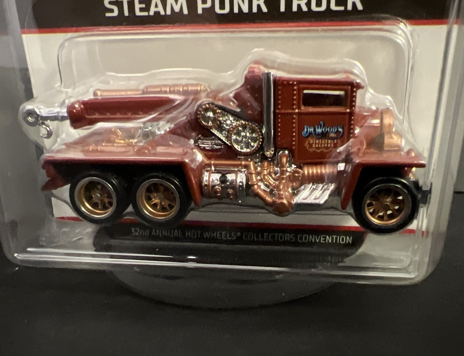2018 Hot Wheels 32ND COLLECTORS LA Convention STEAM PUNK TRUCK~ Box Ships