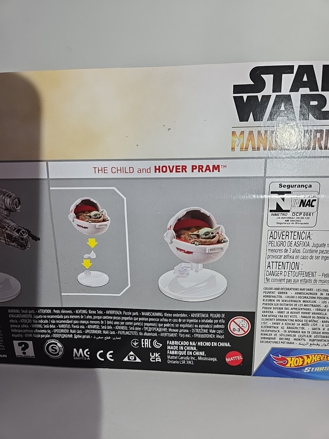 Hot Wheels Star Wars Starships Razor Crest Speeder Bike Hover Pram & Child