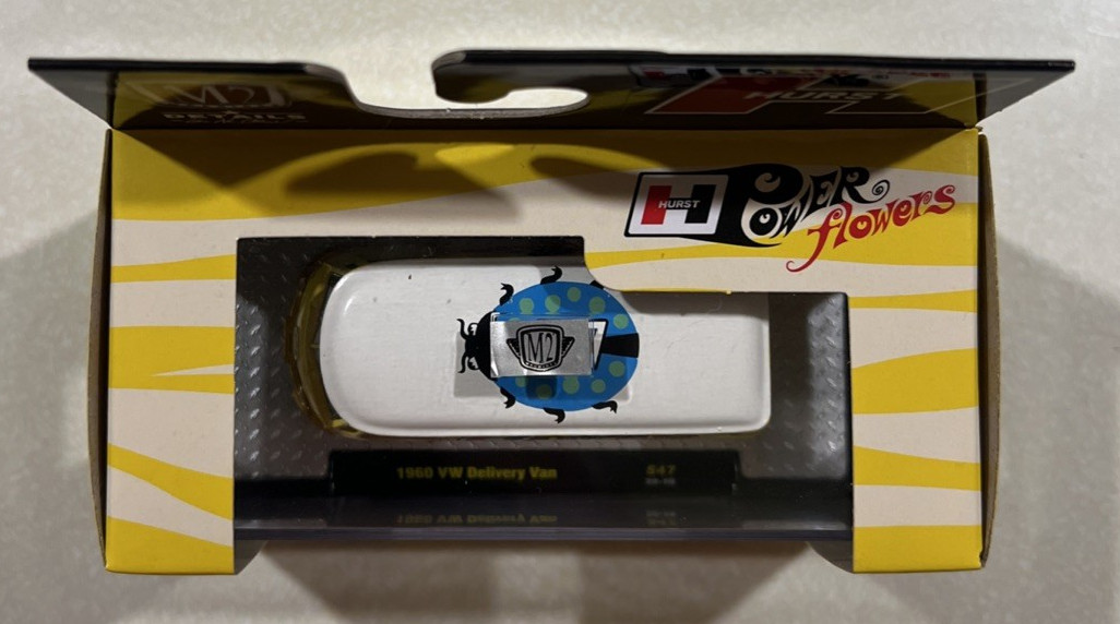2022 M2 Machines 1960 VW Delivery Van Hurst Power Flowers CHASE 1/750