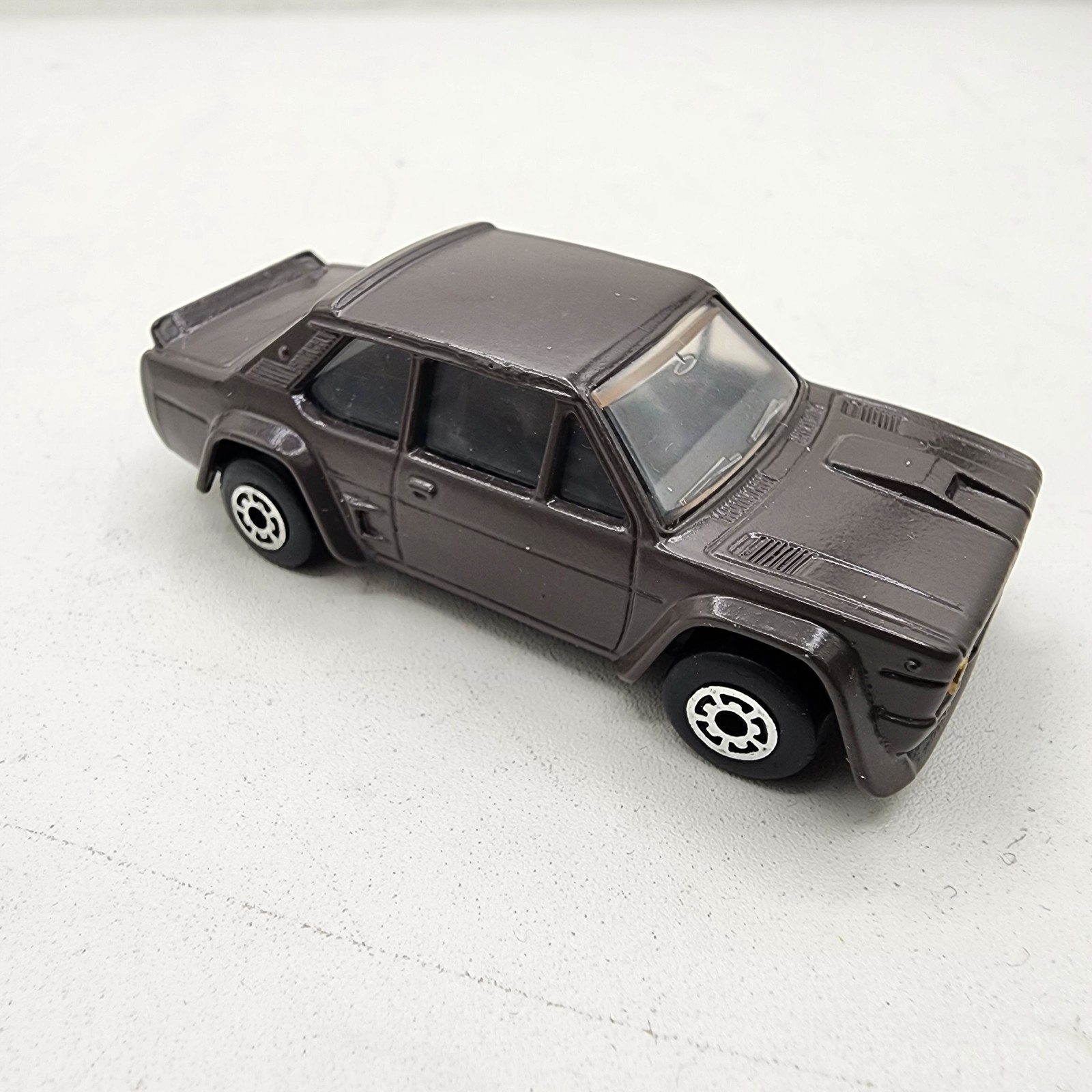 Vintage Matchbox Superfast Bulgarian Issue Fiat Abarth Dark Gray No Tampos RARE