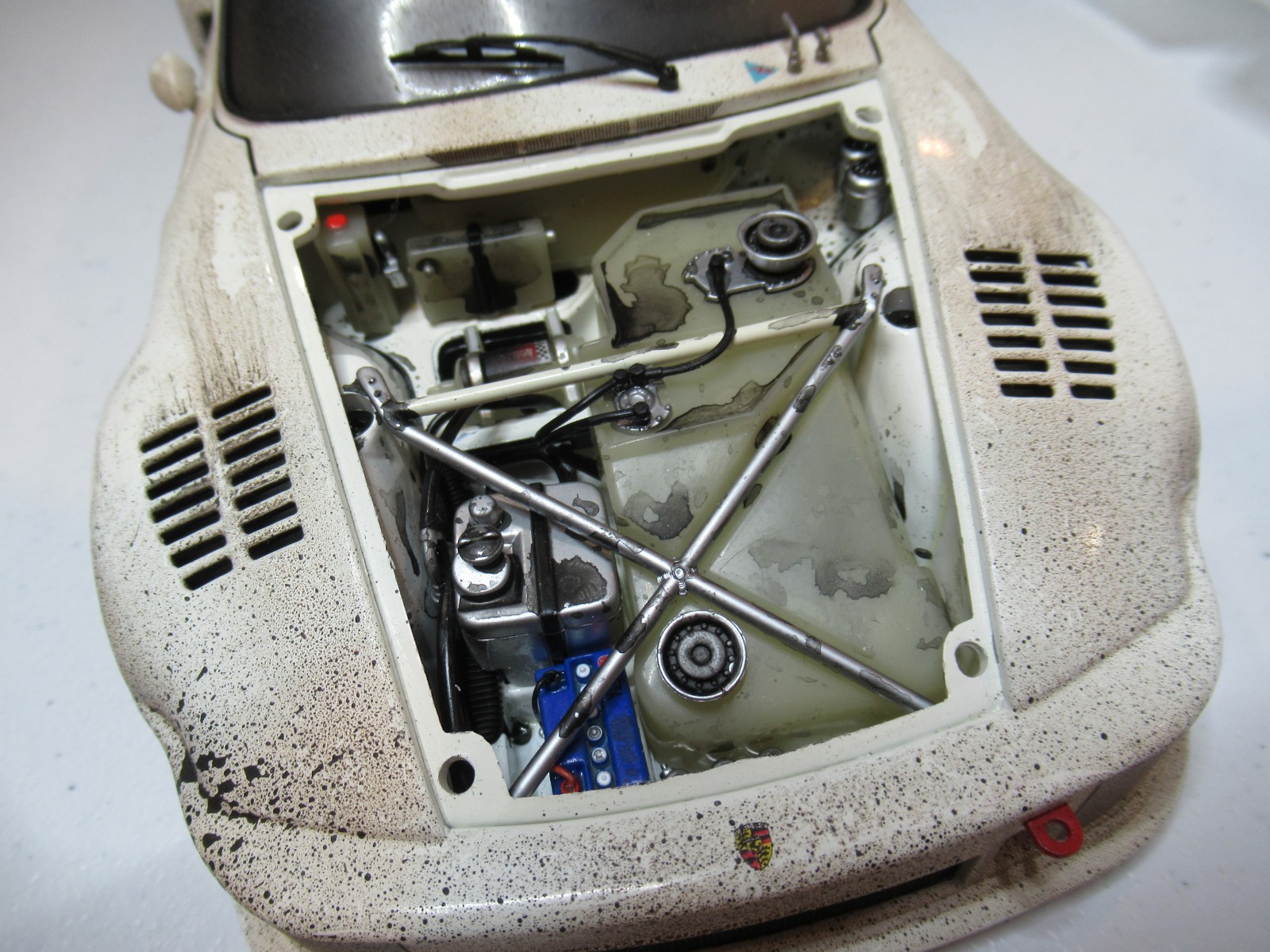 1976 Porsche 935 White Works Prototype Ultra Rare Finish Line Plus FLP Exoto