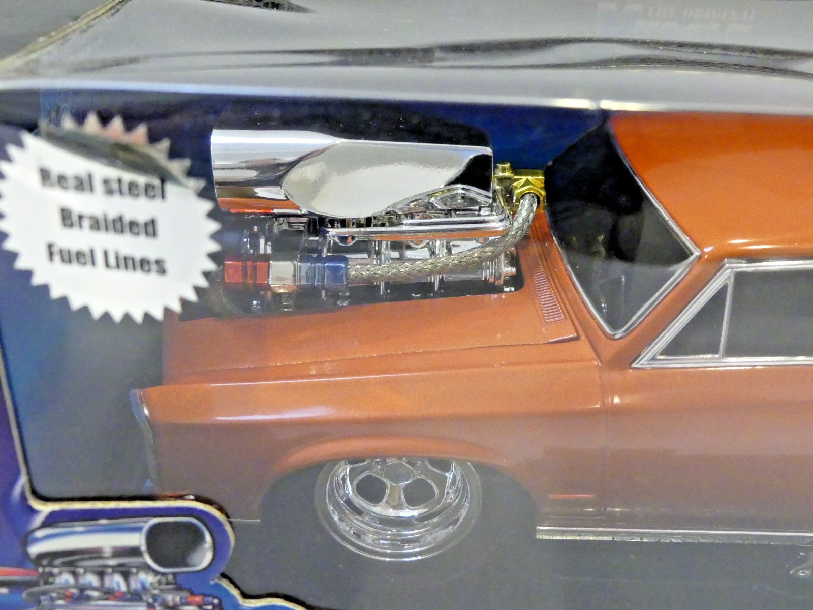 MUSCLE MACHINES BY FUNLINE Too Hot 1966 GTO – BURNT ORANGE 1:18 INCREDIBLE!!!