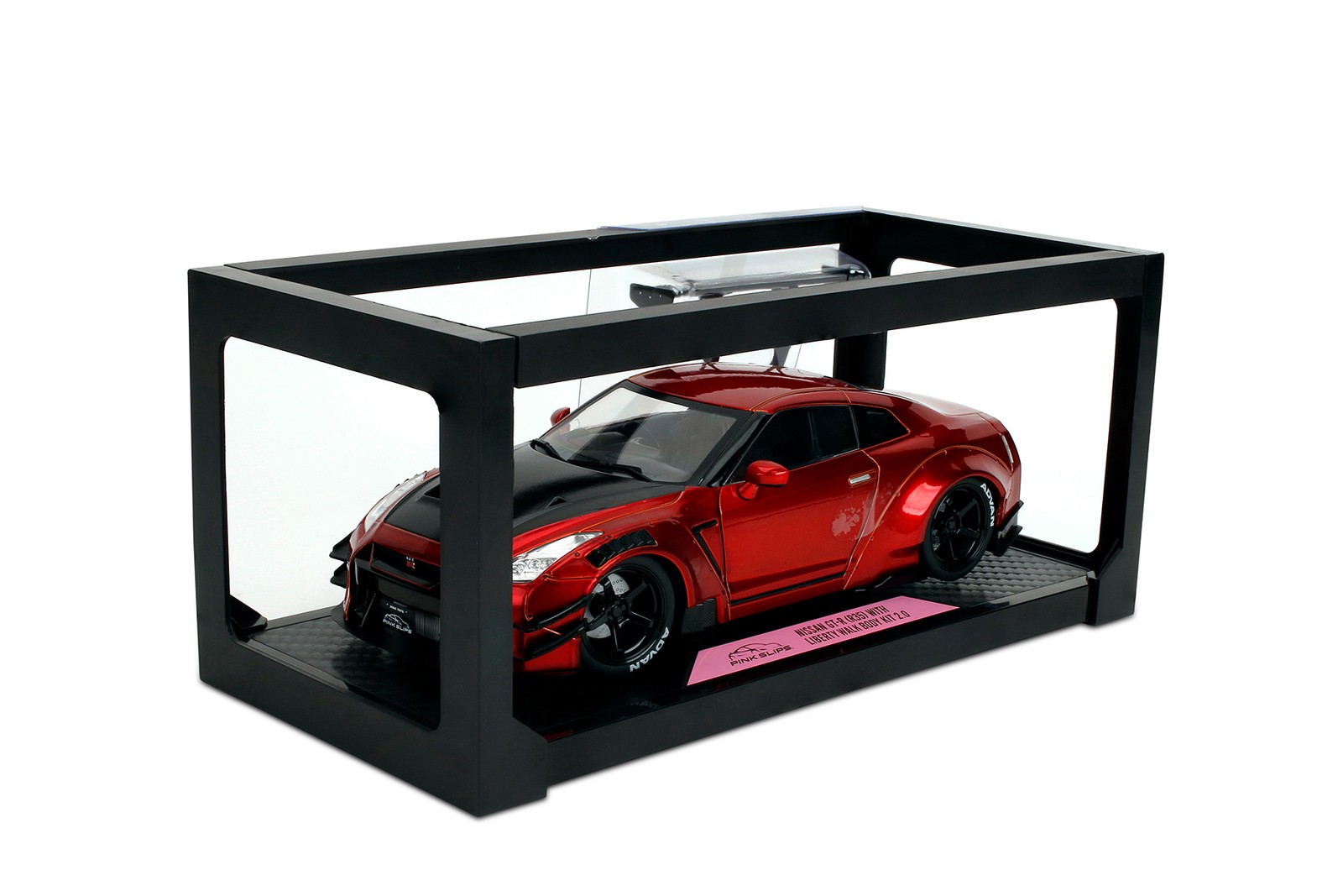 NISSAN GT-R (R35) W/LIBERTY WALK BODY KIT 2.0 1/18 DIECAST CAR JADA TOYS 36465
