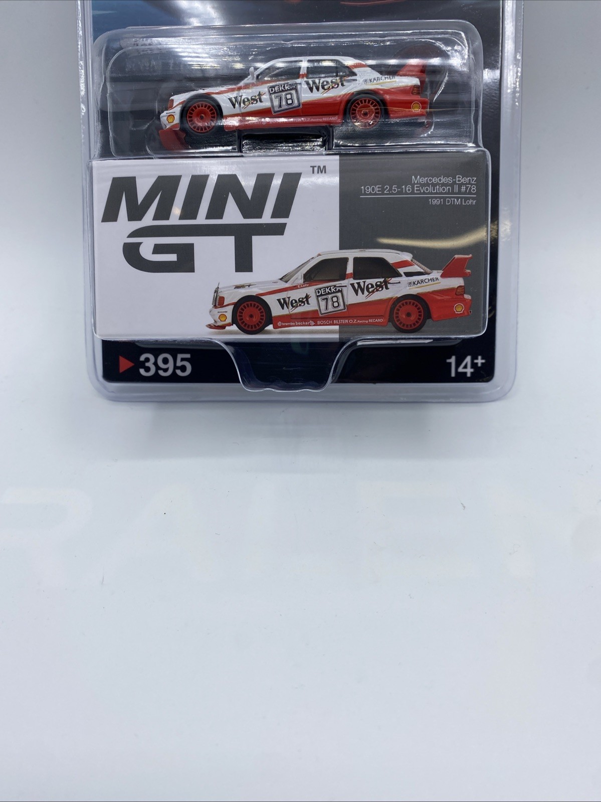 MiniGT Mercedes Benz 190E 2.5-16 Evolution 1:64 Model – True Scale Miniatures