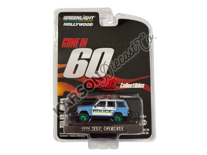 CHASE 1995 Jeep Cherokee – Gone in Sixty Seconds Diecast 1:64 Scale Model 44960E