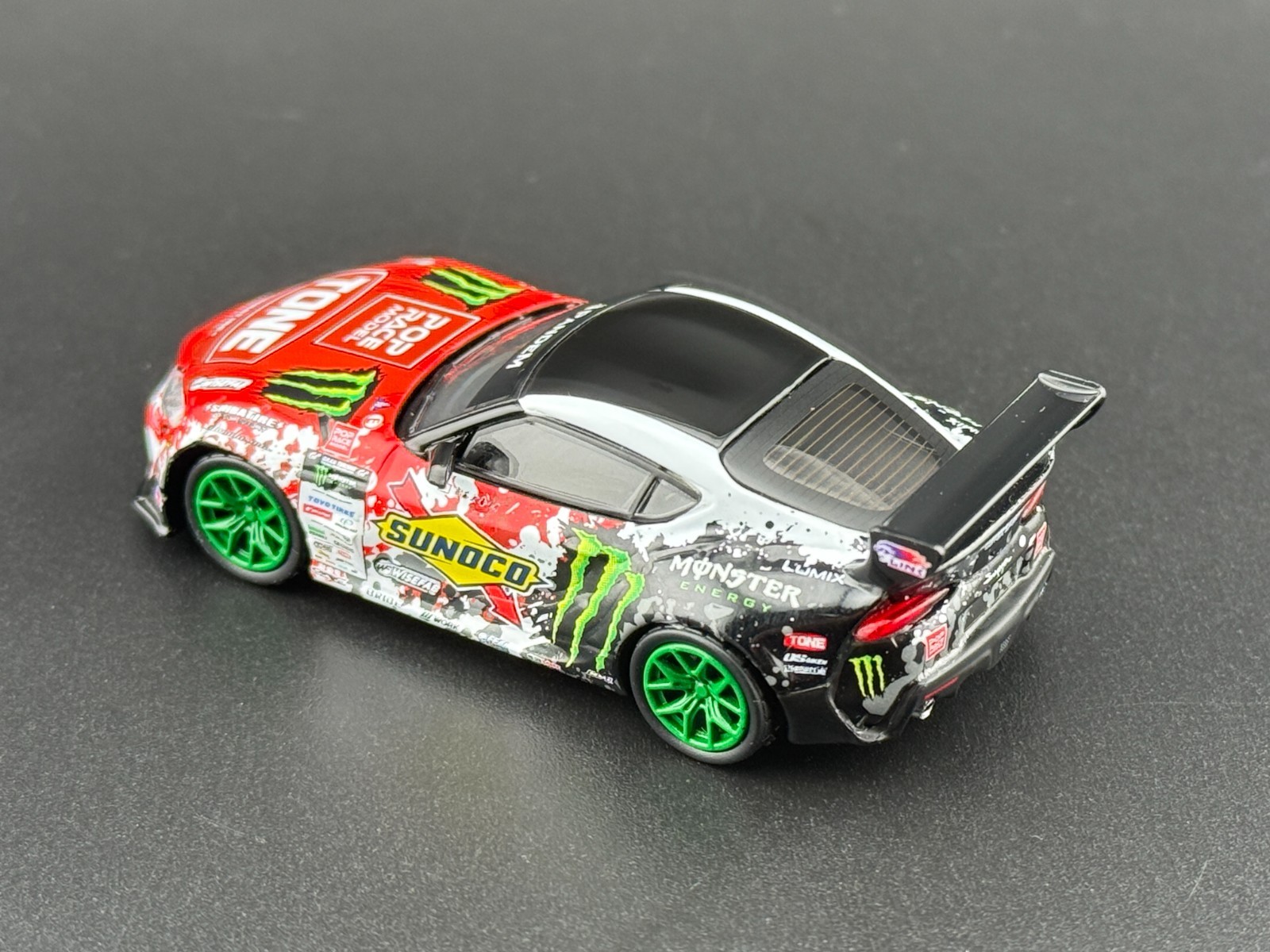 Pop Race Pandem GR Supra Daigo Saito D1GP 2024 Green Wheels Ver. 640180 1/64