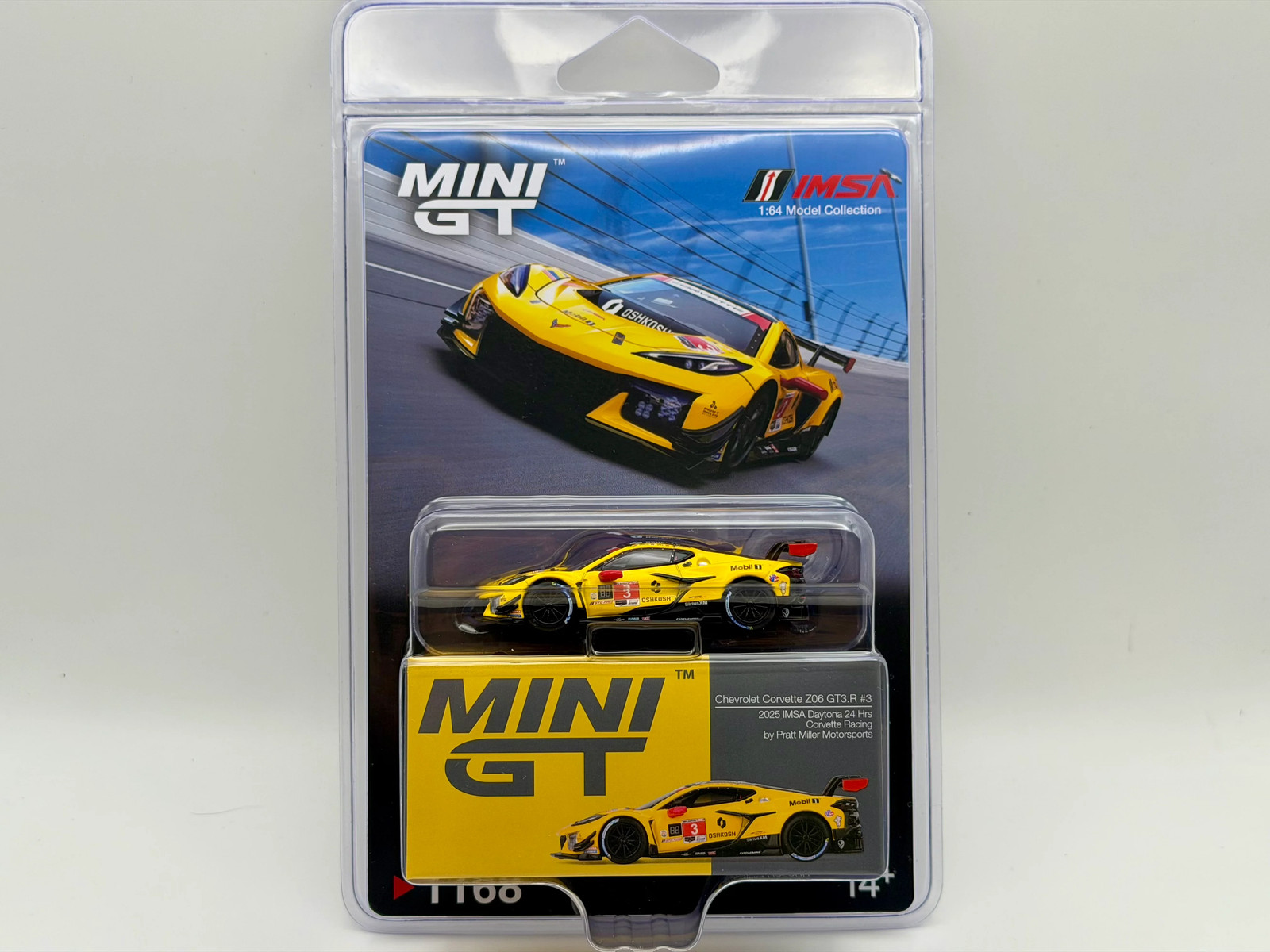 Mini GT 1:64 Chevrolet Corvette Z06 GT3.R #3 Corvette Racing IMSA Daytona #1168