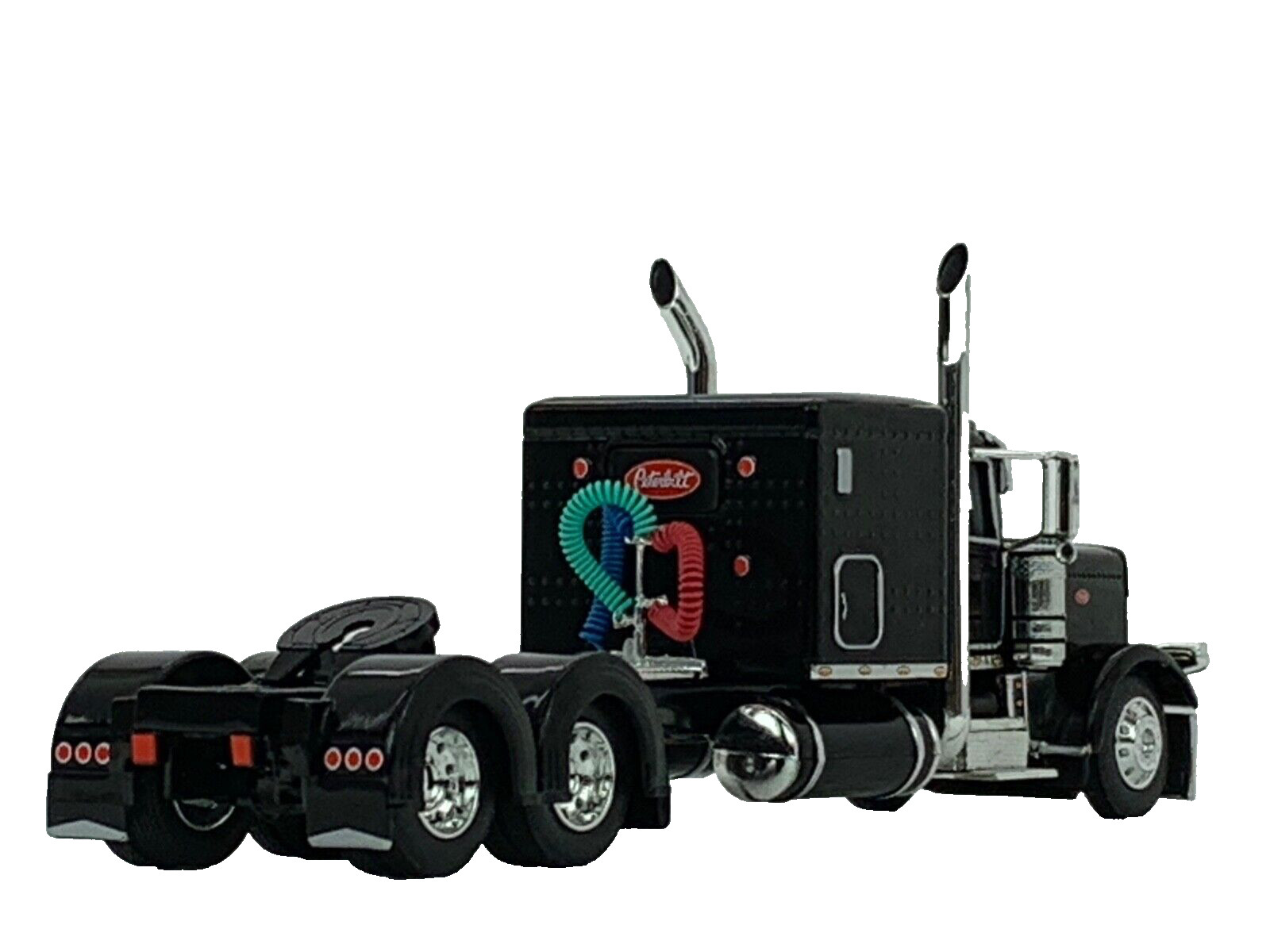 1/64 DCP BLACK PETERBILT 389 W/ 63″ FLAT TOP SLEEPER