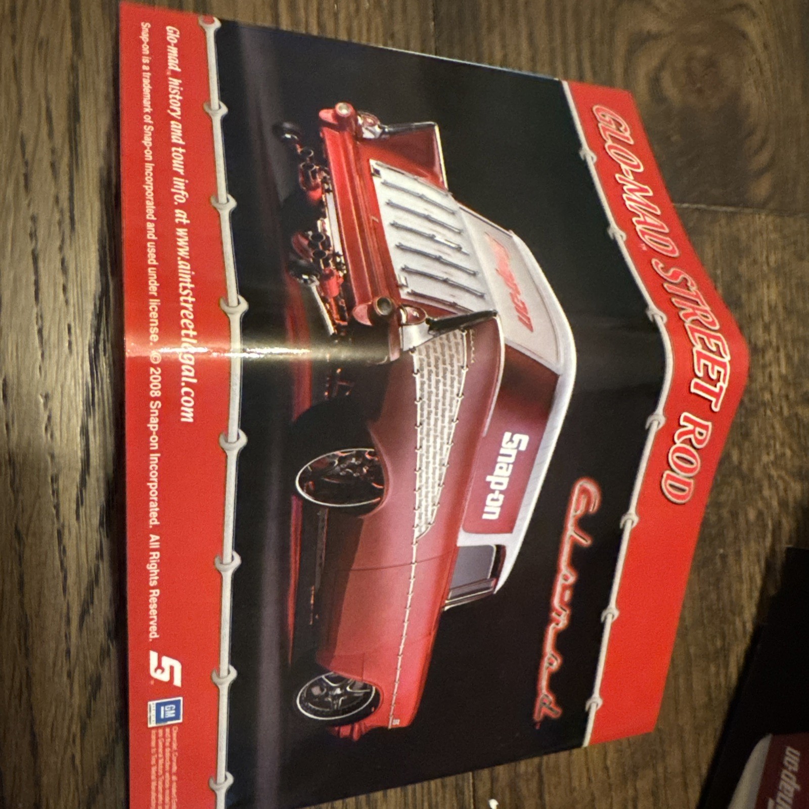 Snap-On Tools Glo-Mad Street Rod die-cast 1957 Chevrolet Chevy Nomad. 1:24 Scale