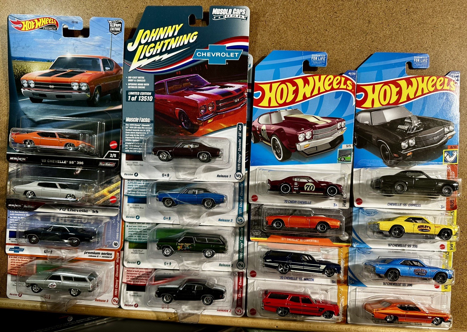 Lot 16 Chevy Chevelle – Hot Wheels Matchbox JL AW – SS Wagon Express 395 396 454