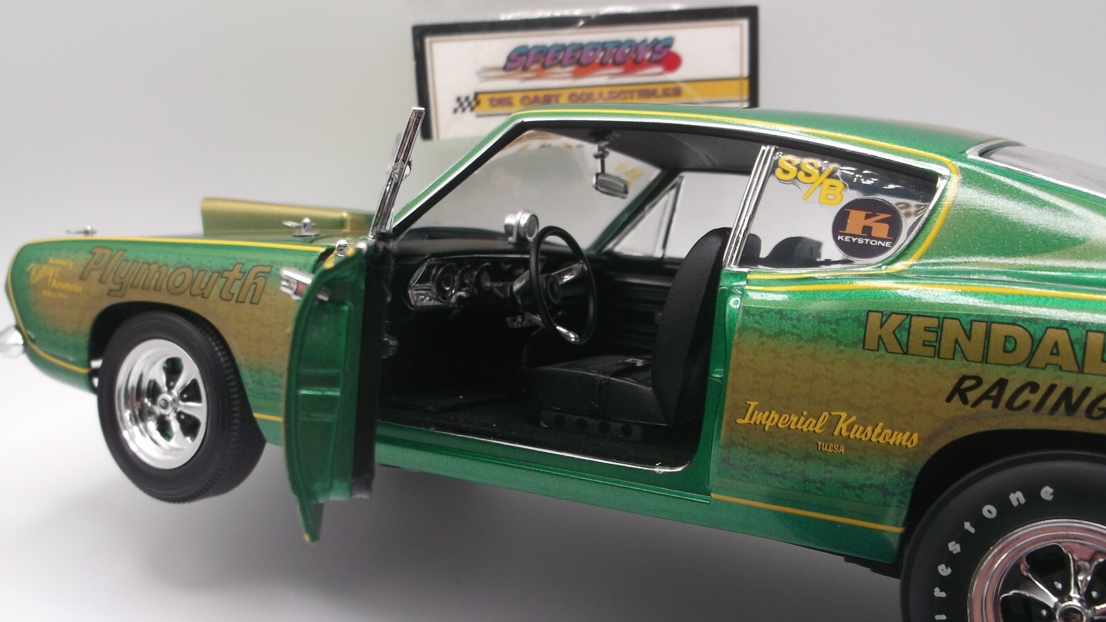 RARE 1968 JOHN HAGEN SUPER STOCK PLYMOUTH HEMI CUDA 426 A1806133AA 300 MADE ACME
