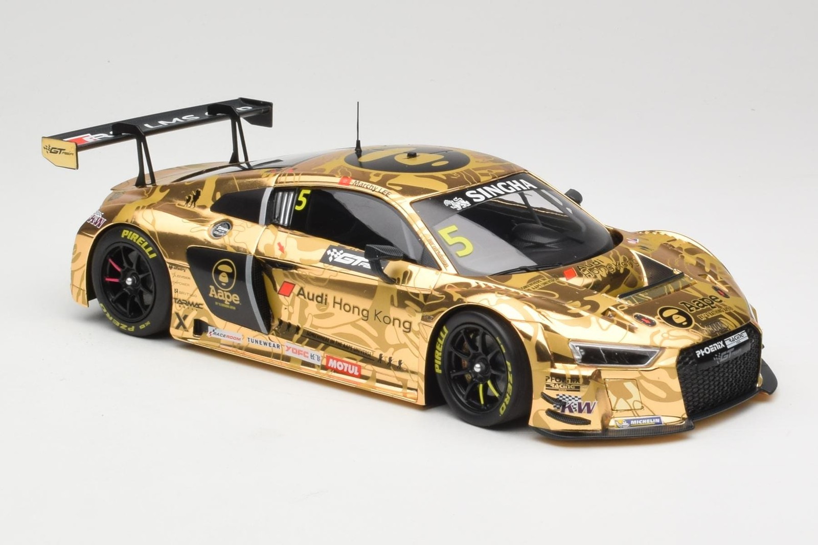 Audi R8 LMS #5 AAPE M. Lee/Thong GT Asia 2016 1:18 Minichamps | 155161195