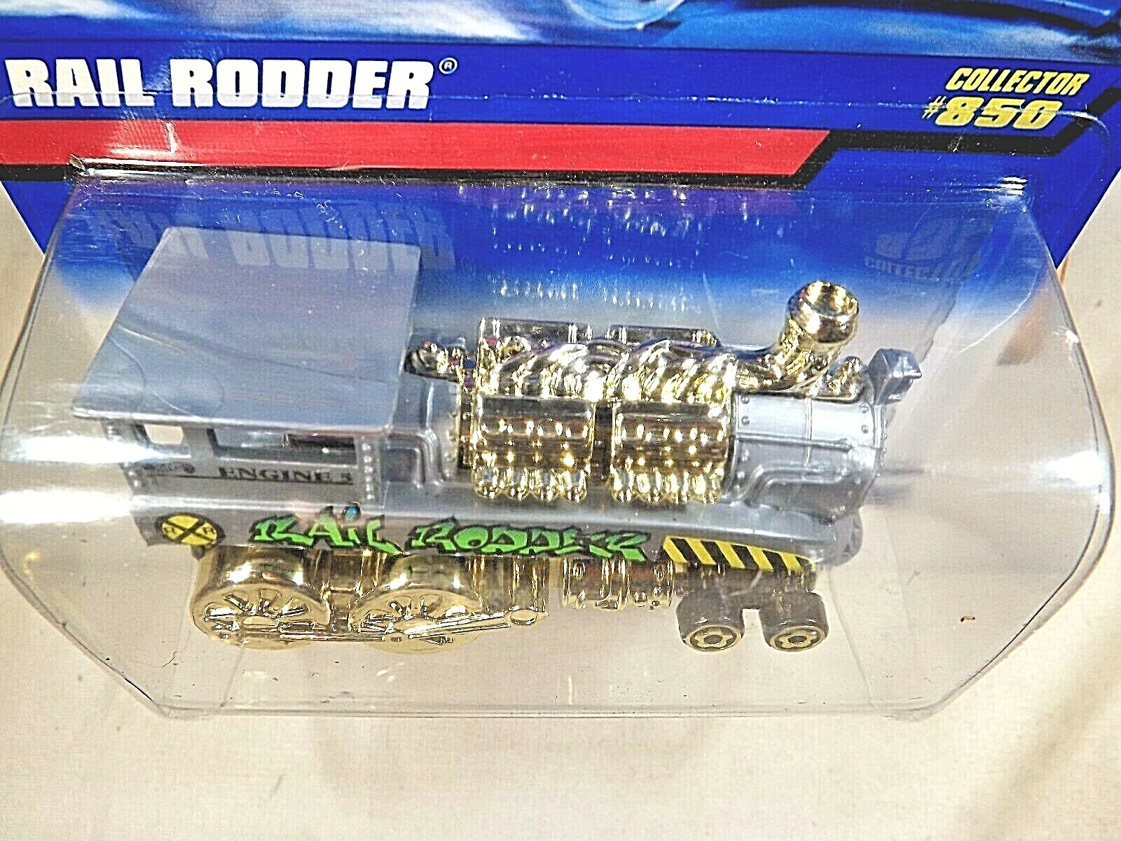 1997 Hot Wheels Collector #850 RAIL RODDER Gray Gold Engine/Drivers Malaysia