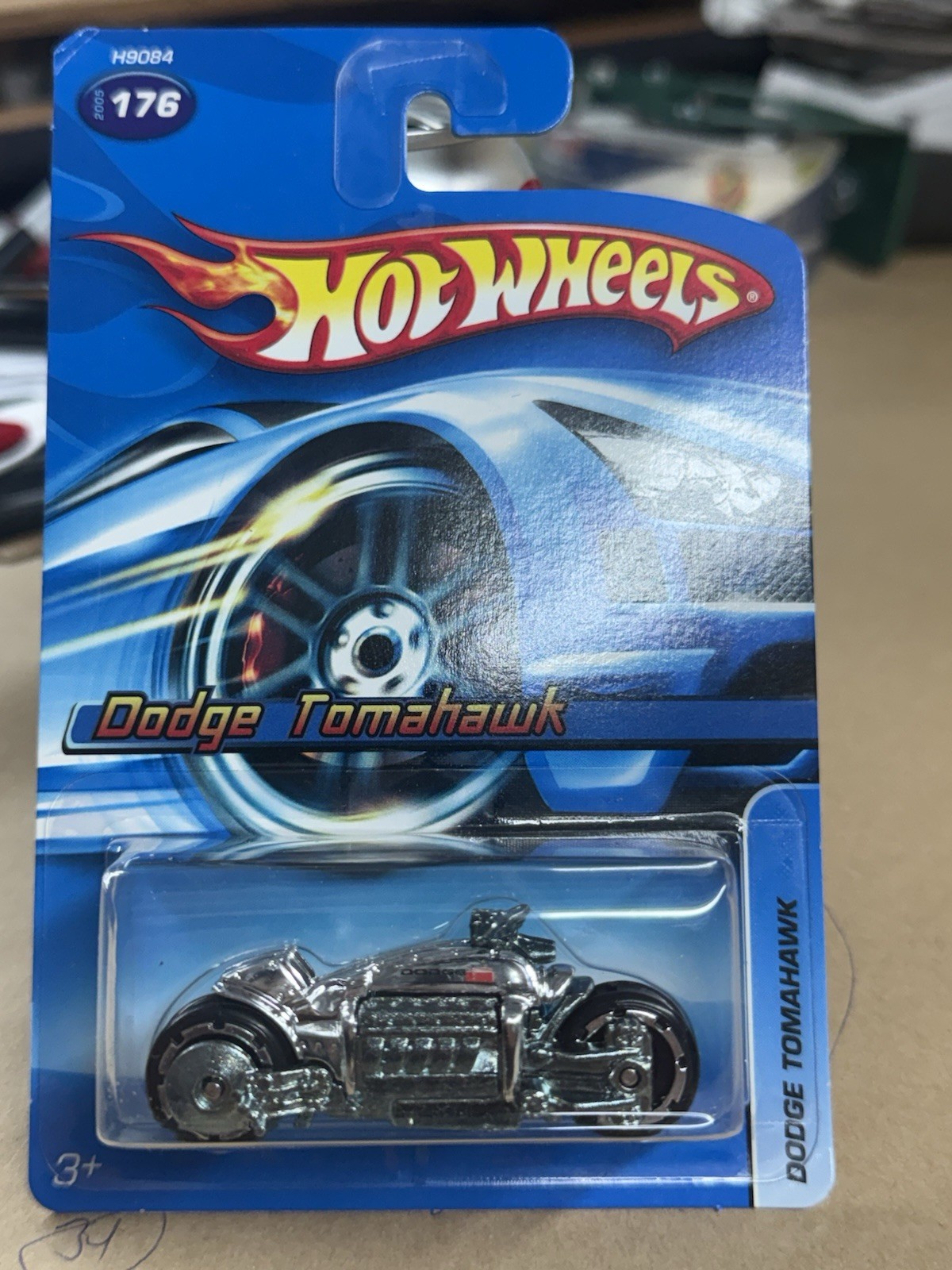 2005 Hot Wheels Kmart Exclusive Color #176 DODGE TOMAHAWK Chrome Variation