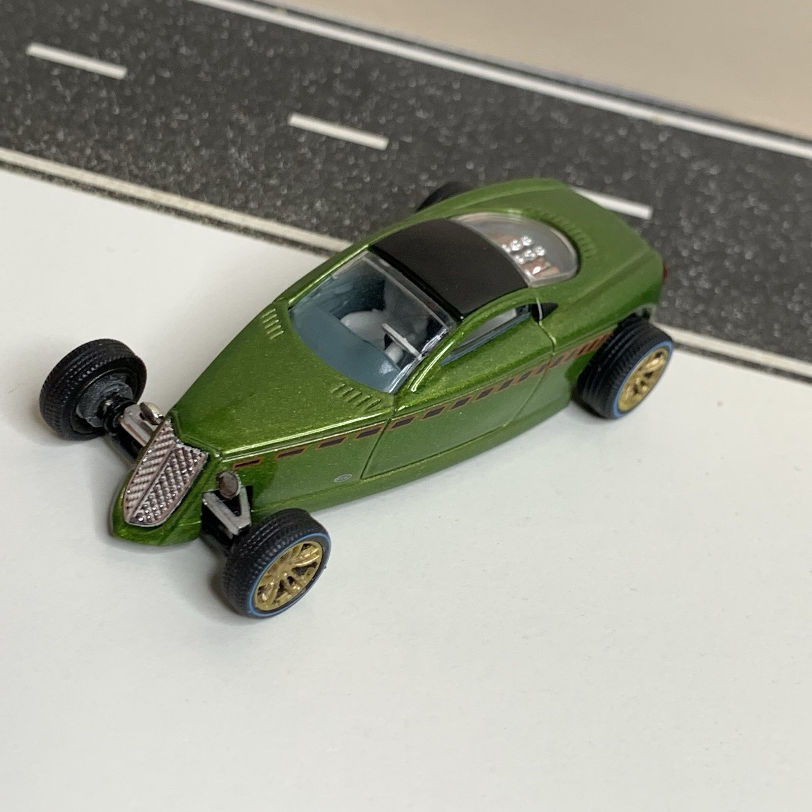 M2 Machines Chip Foose Hemisfear Custom Hot Rod Preproduction Car 1 Green 1:64 N