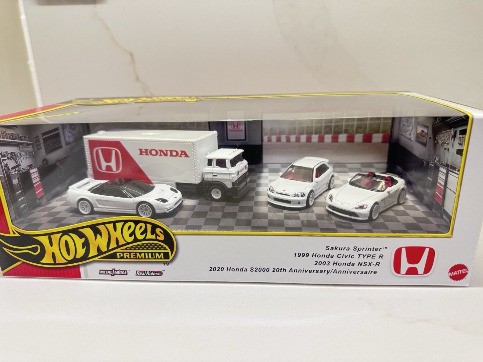 New Hot Wheels 2025 Premium Collector Honda Set Civic Type-R NSX-R S2000 Diorama